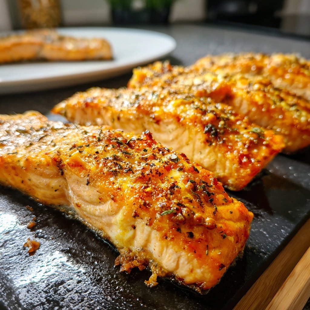 Lachs mit Rosenpfeffer und Butter