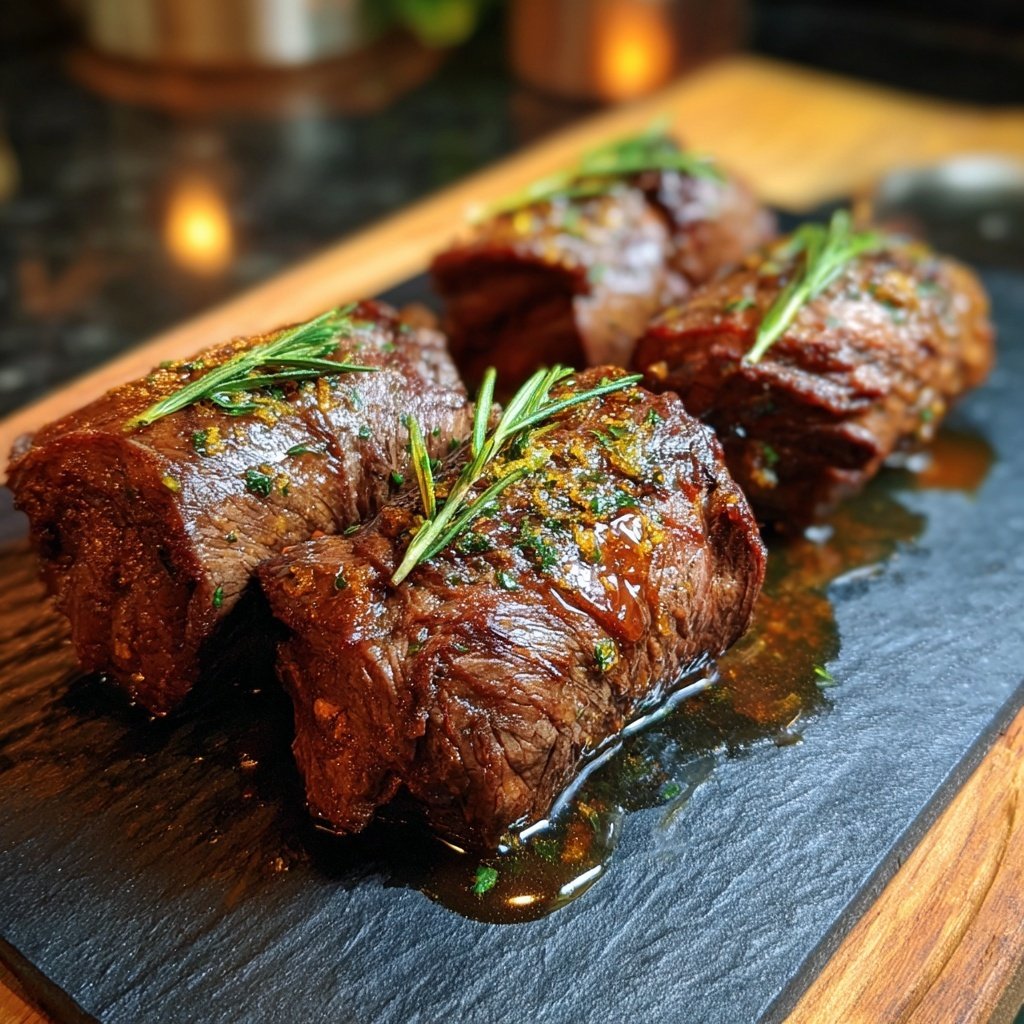 Hausmannskost Rinderrouladen mit Rahmsoße