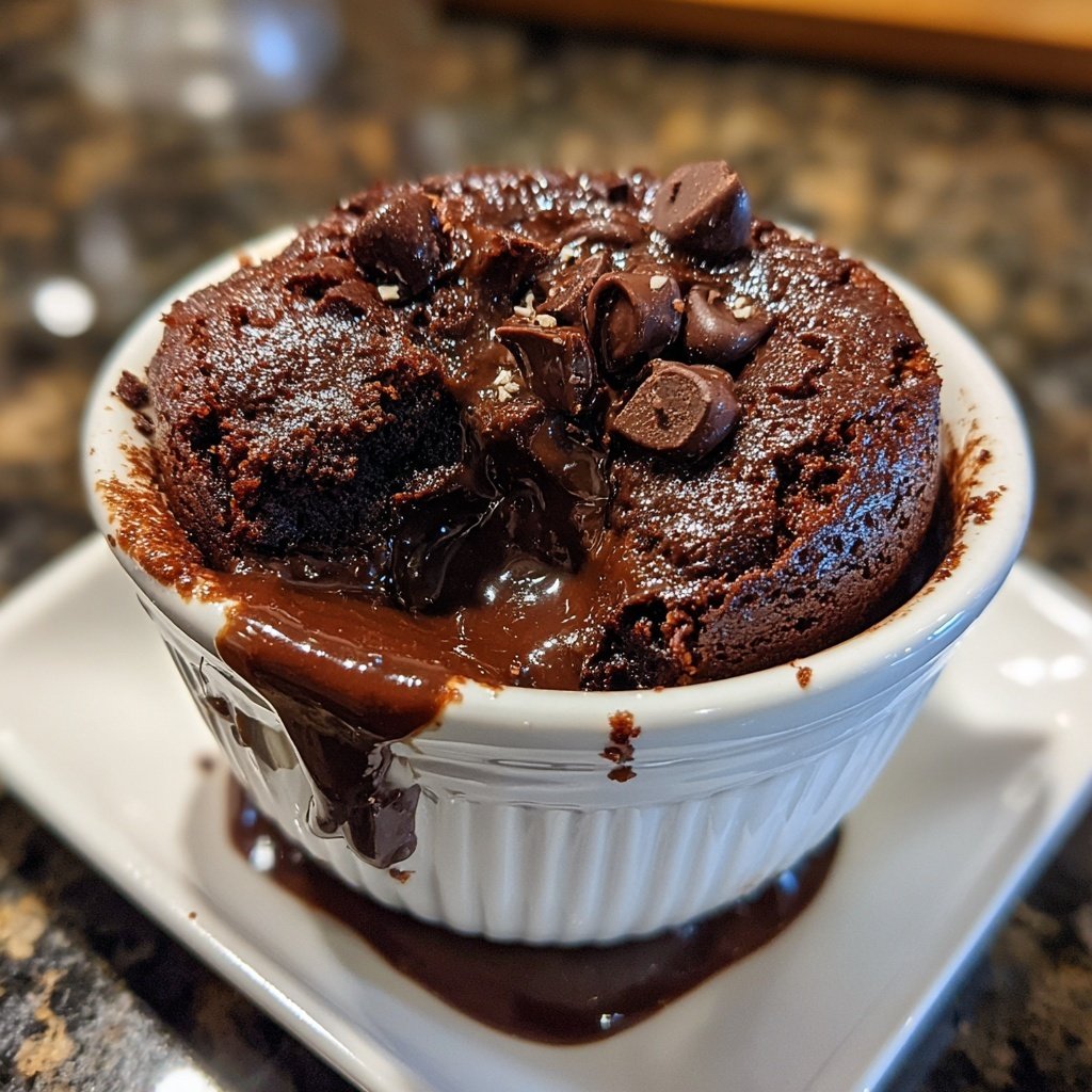 Schokoladen-Mikrowellen-Tassenkuchen