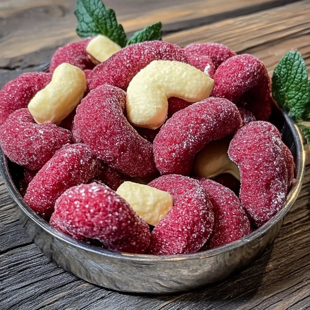 Himbeer-Cashew-Kipferl