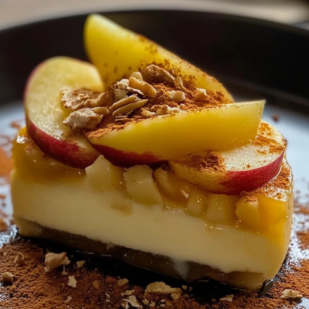 Winterlicher Apfel-Dessert