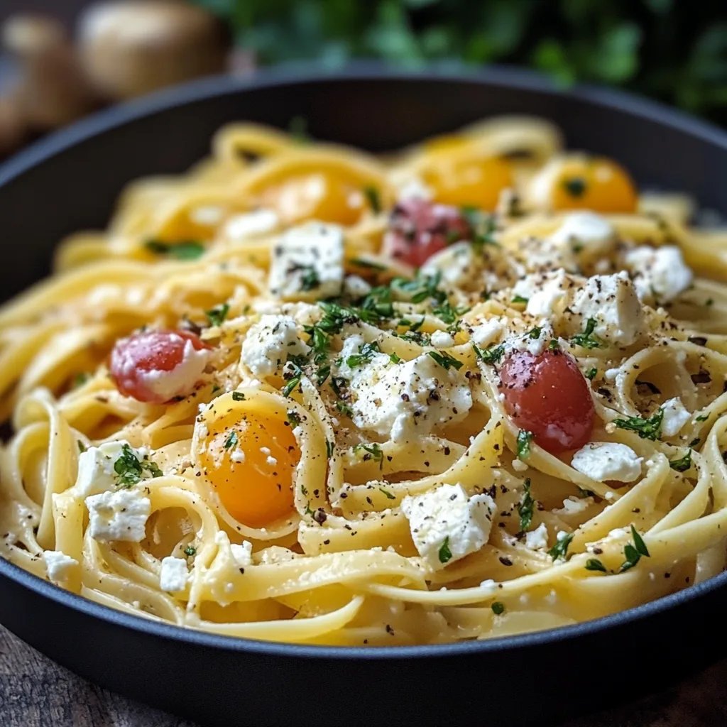 Pasta mit Kürbis und Feta