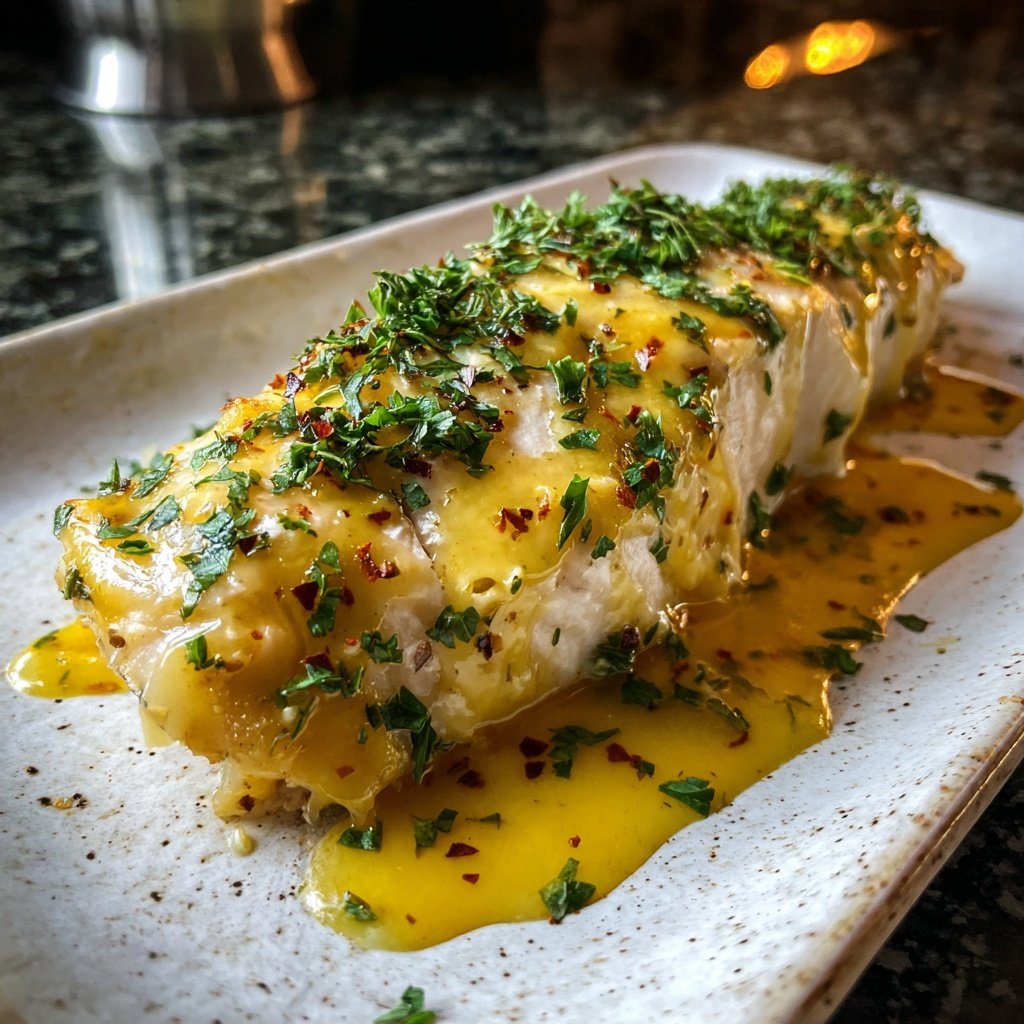 Lachsfilet mit Honig-Senf-Sauce