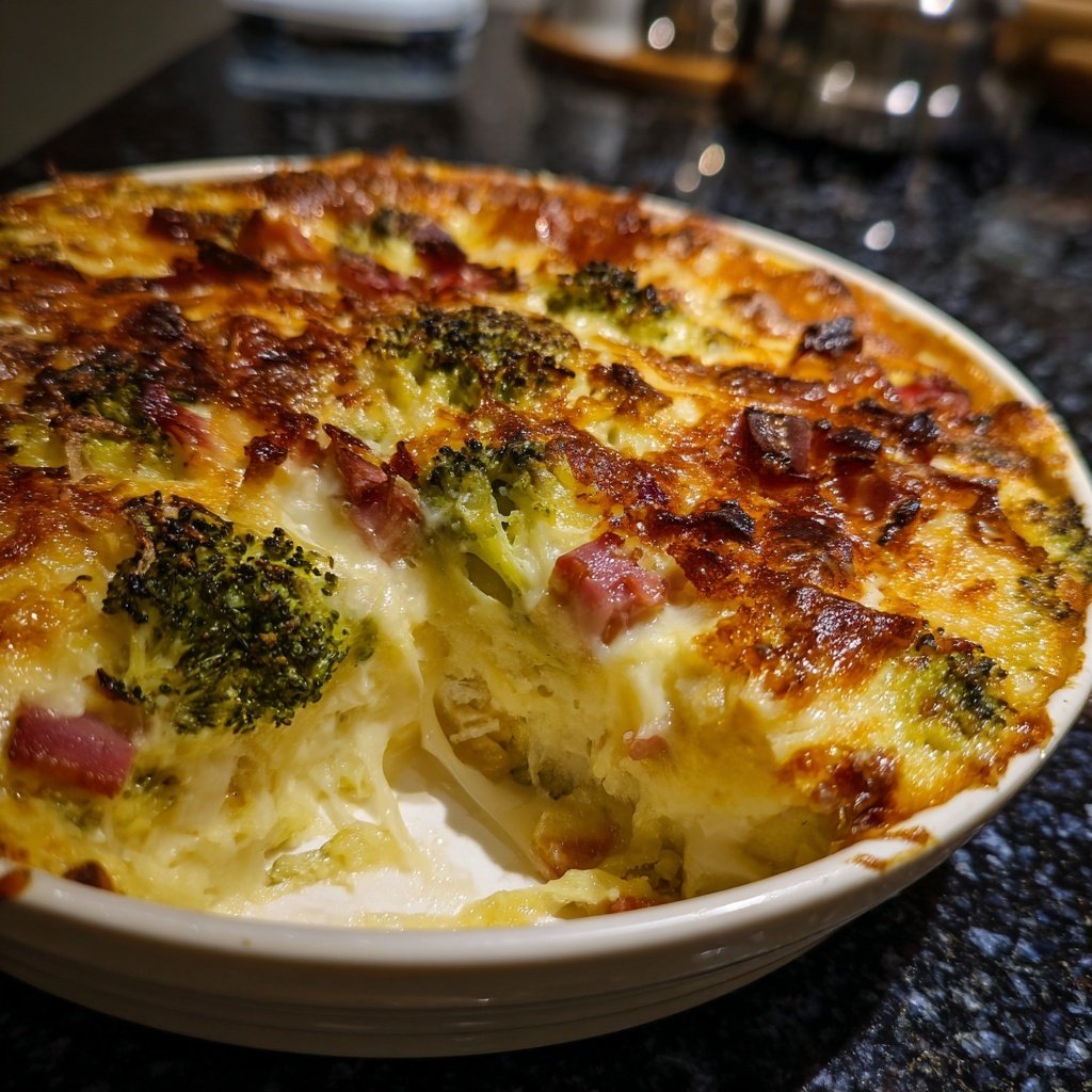 Brokkoli Auflauf Mit Schinken