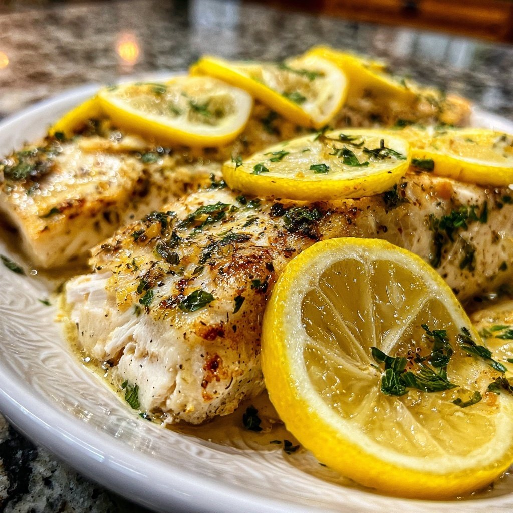 Gesund & Leicht Zitronen-Gegrillter Fisch