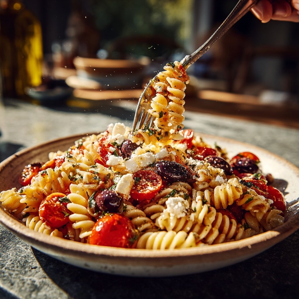 Mediterraner Nudelsalat Schnell