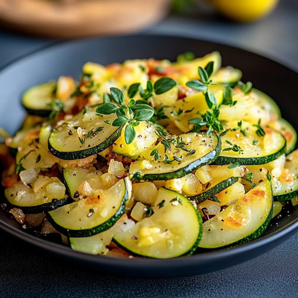Zucchini-Reis-Pfanne