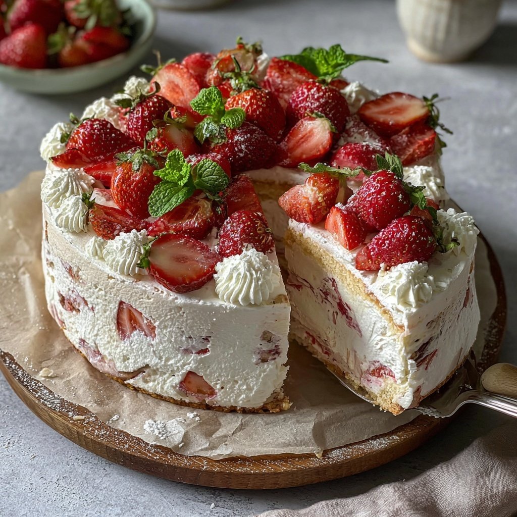 Erdbeer Quark Torte Ohne Backen