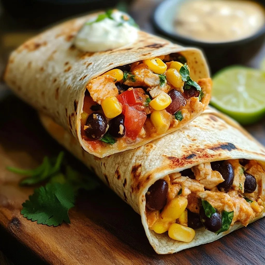 Southwest Hähnchen Wrap