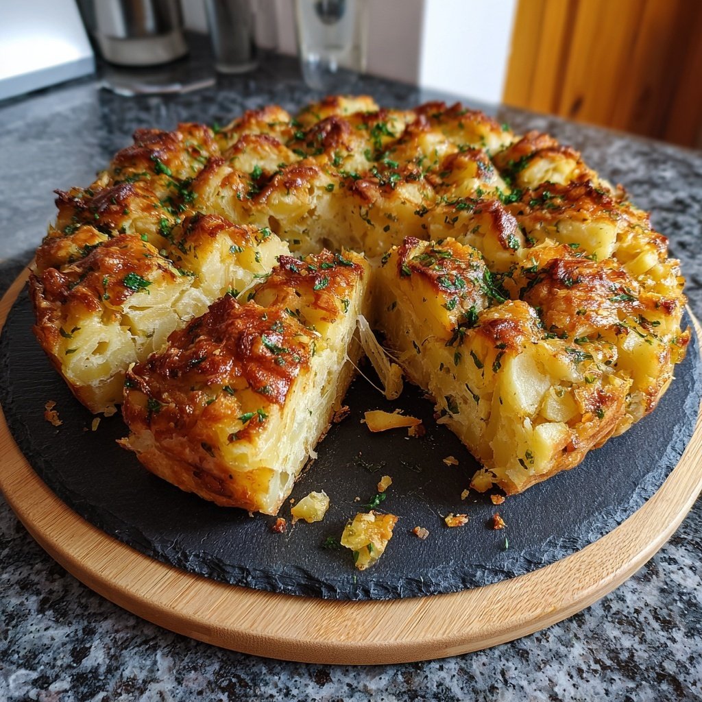 Zupfbrot Mit Kartoffel Würfeln