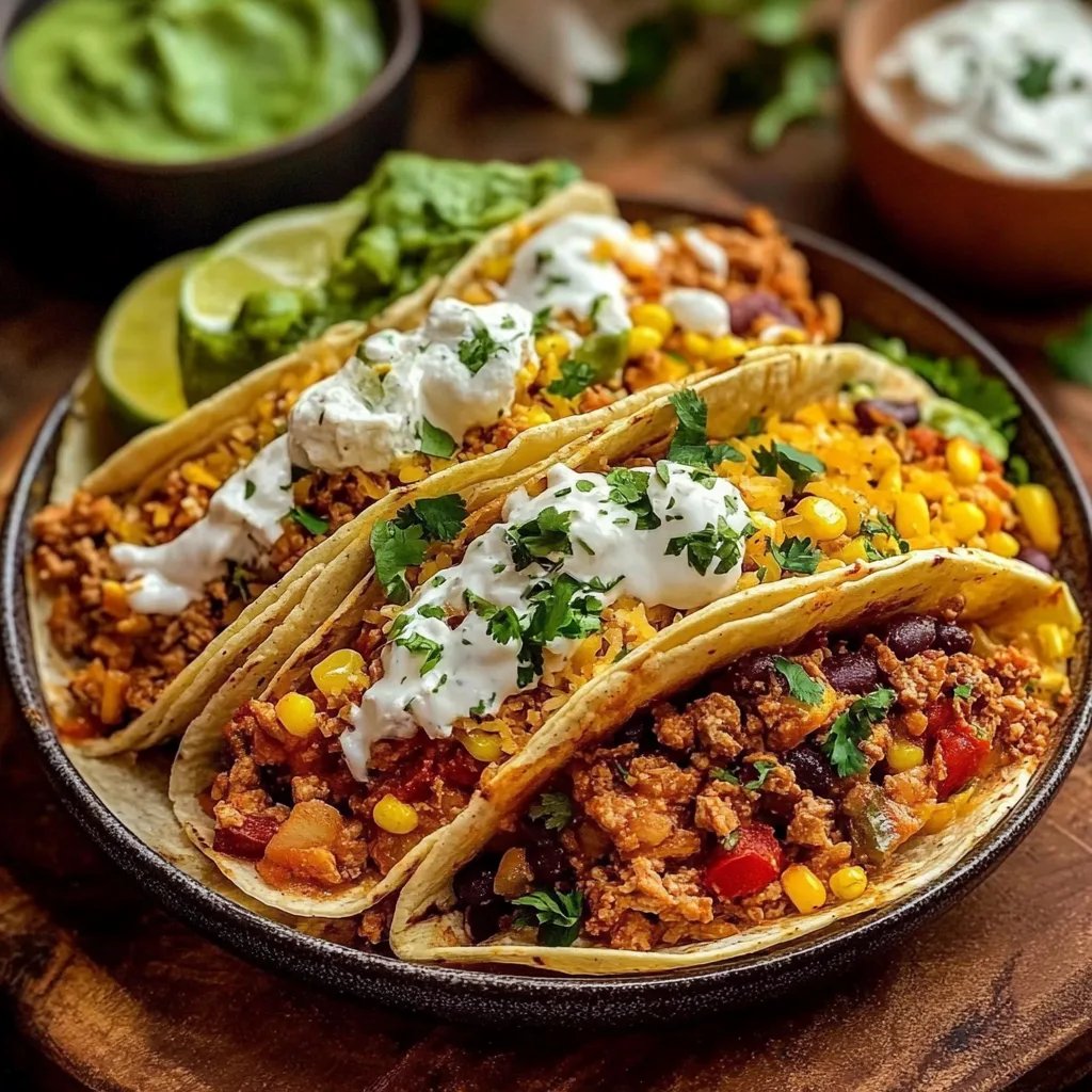 Bunte Taco Reis Schüssel