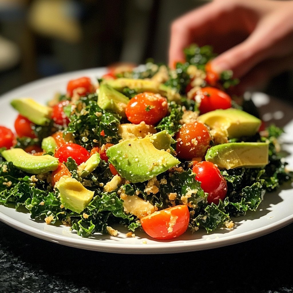 Wholesome Kale Delight – Frischer Salatgenuss